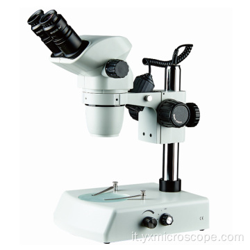 Microscopio stereo di ispezione SZN71 6.7-45x con lampada alogena